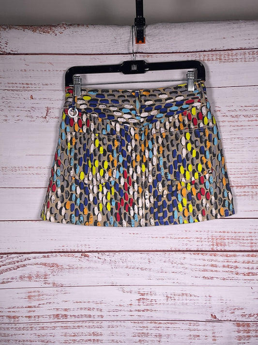 Simon Miller Multicolor Dots Short Skirt - Size 26
