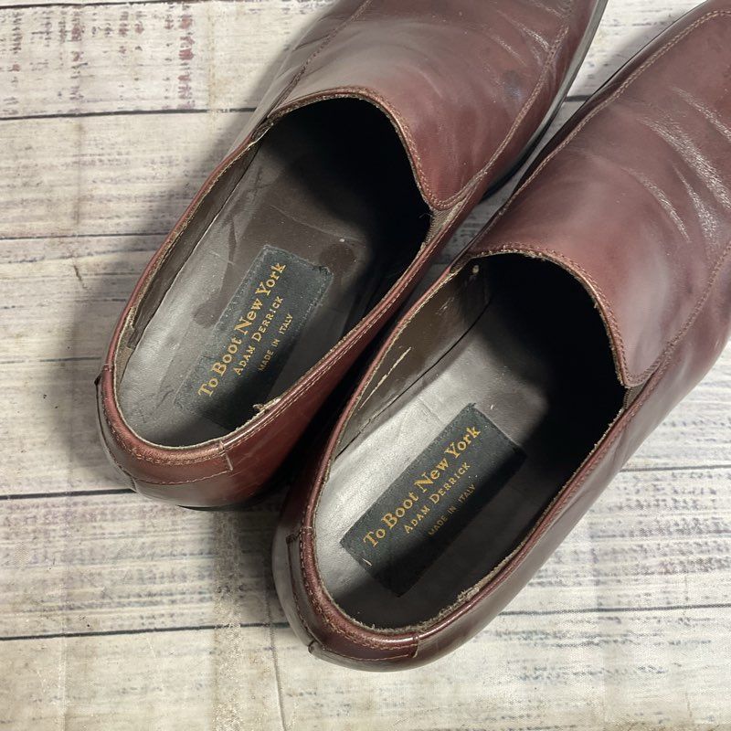 To Boot New York Burgundy Leather Loafer Dress Shoe Men's Size 8