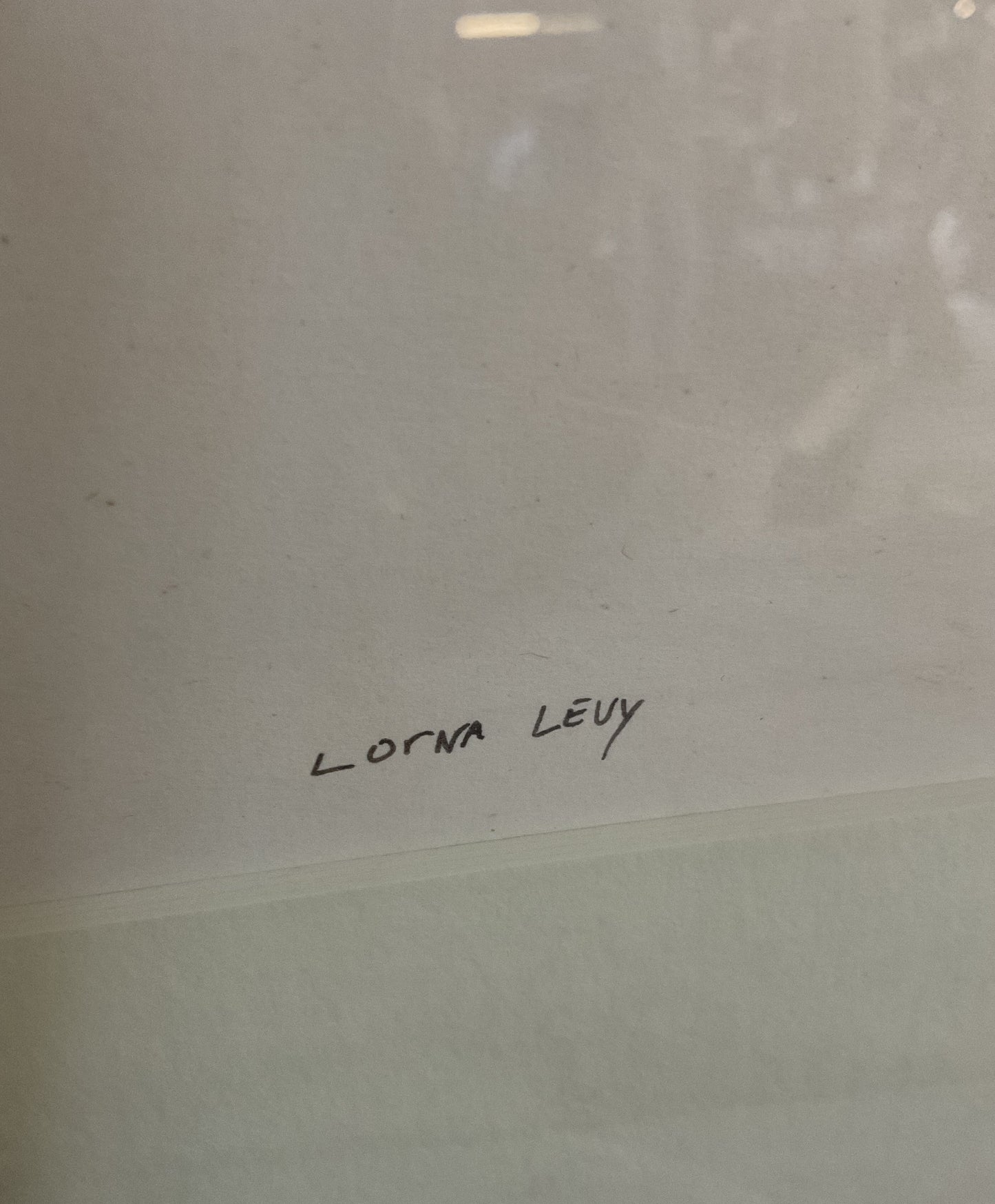 Vintage Lorna Levy Restaurant Diner Pen Sketch Drawing