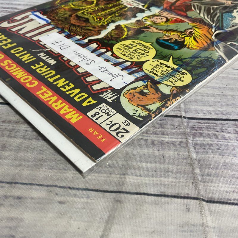 Lot Of 3 Vtg. The Man Thing #14 16 18 Ungraded Dc Horror Comic