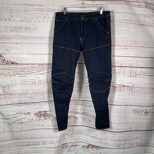 G-Star Raw 5620 3D Tapered Jeans Blue Denim Pants - Size 36x32