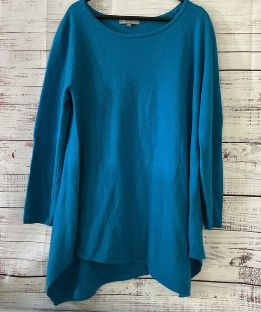 Women's Neiman Marcus Cashmere Collection Blue Sweater Size XL