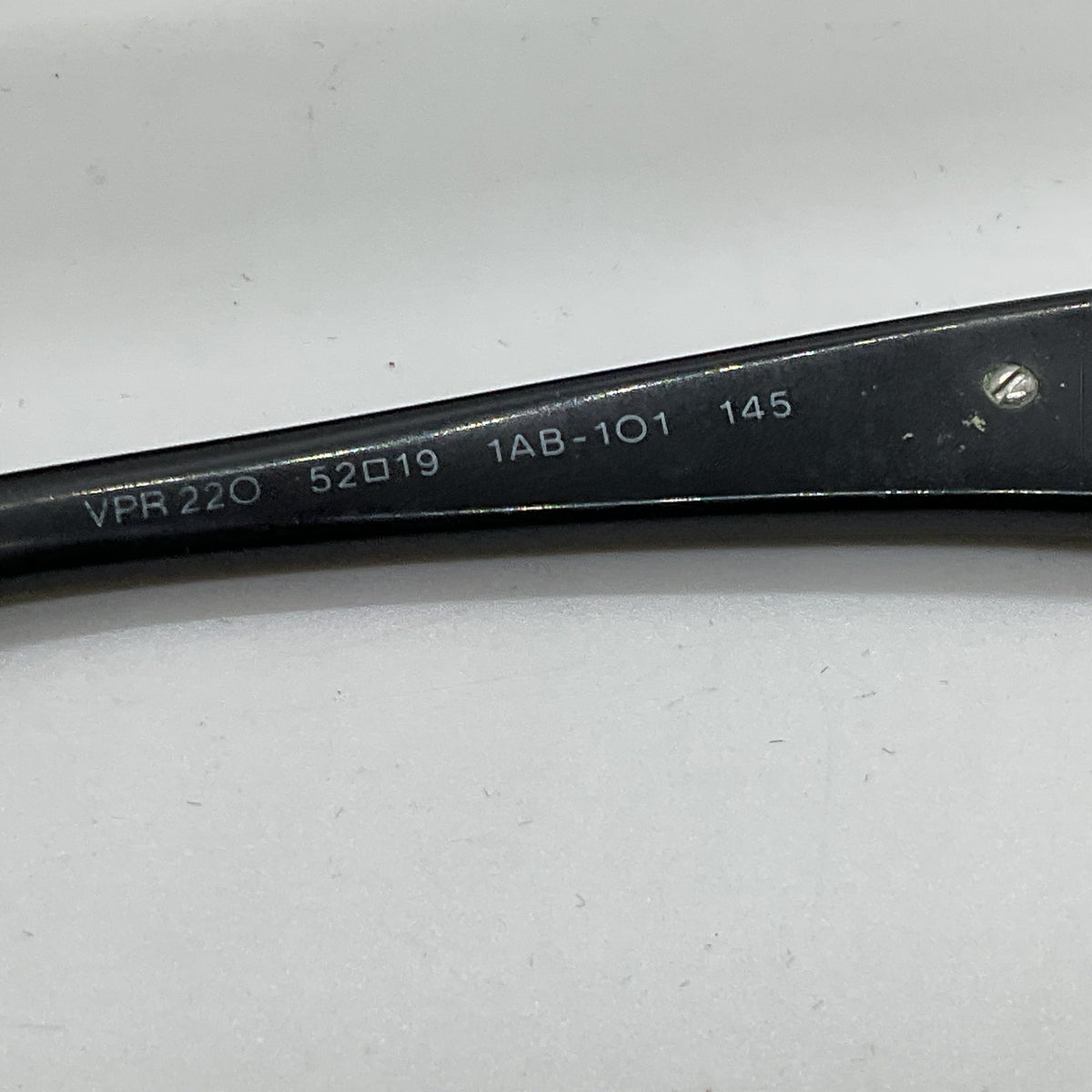 PRADA VPR220 Unisex Black/Brown Eyeglasses- 52[ ]19 145 (FRAMES ONLY)