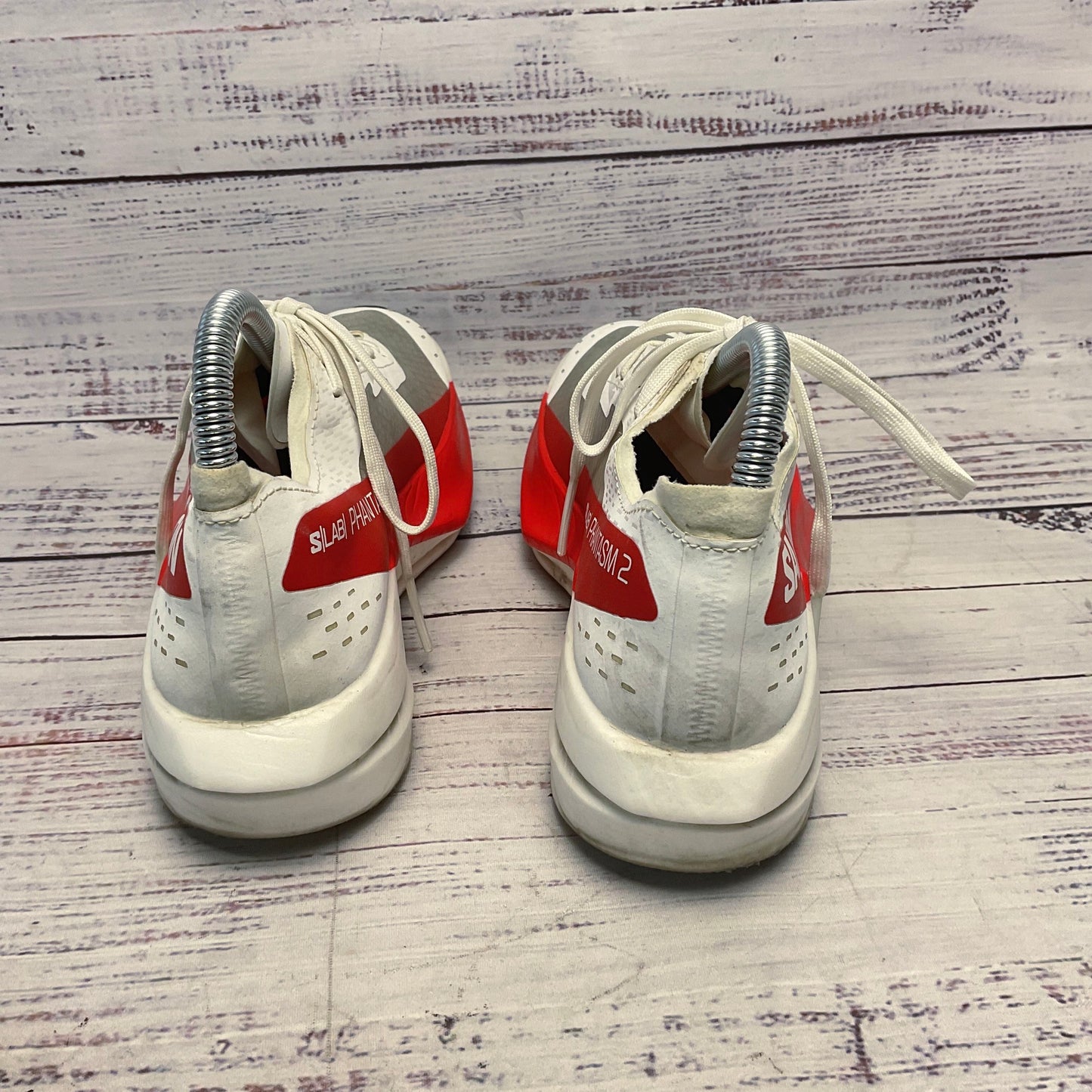 Salomon S/Lab Phantasm 2 White Red Athletic Shoe Size Women 6.5 Men 5.5