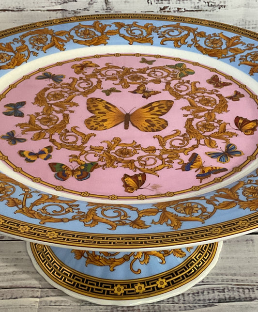 Imperial Italian Design By Antonio Butterfly Cake Stand Multicolor