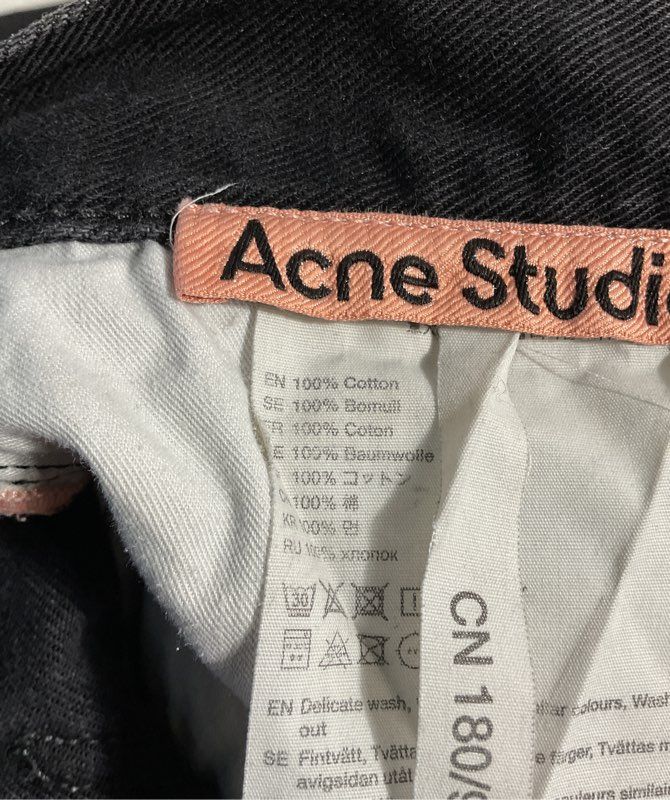 Acne Studios Women's Black Jeans Size 32 X 26