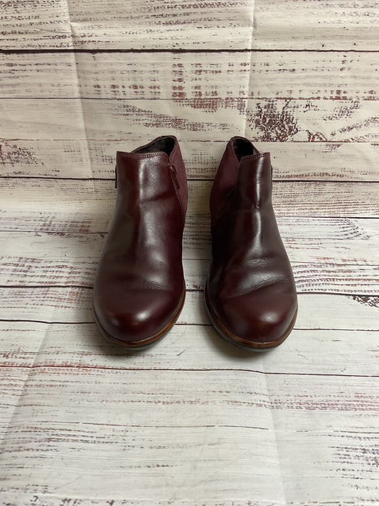 NAOT Burgundy Ankle Shootie Shoes Women's Size 39