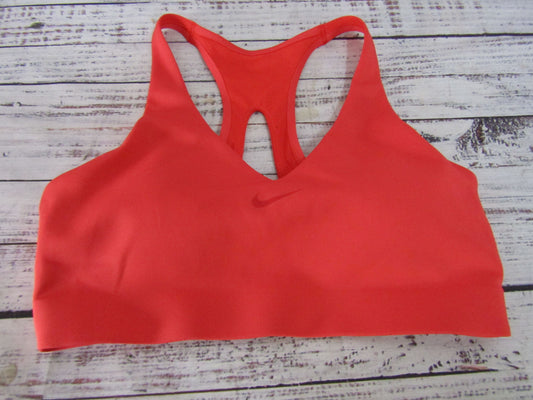 Nike Universa Women's Light Crimson Medium Support Padded Sport Bra IB9830-696