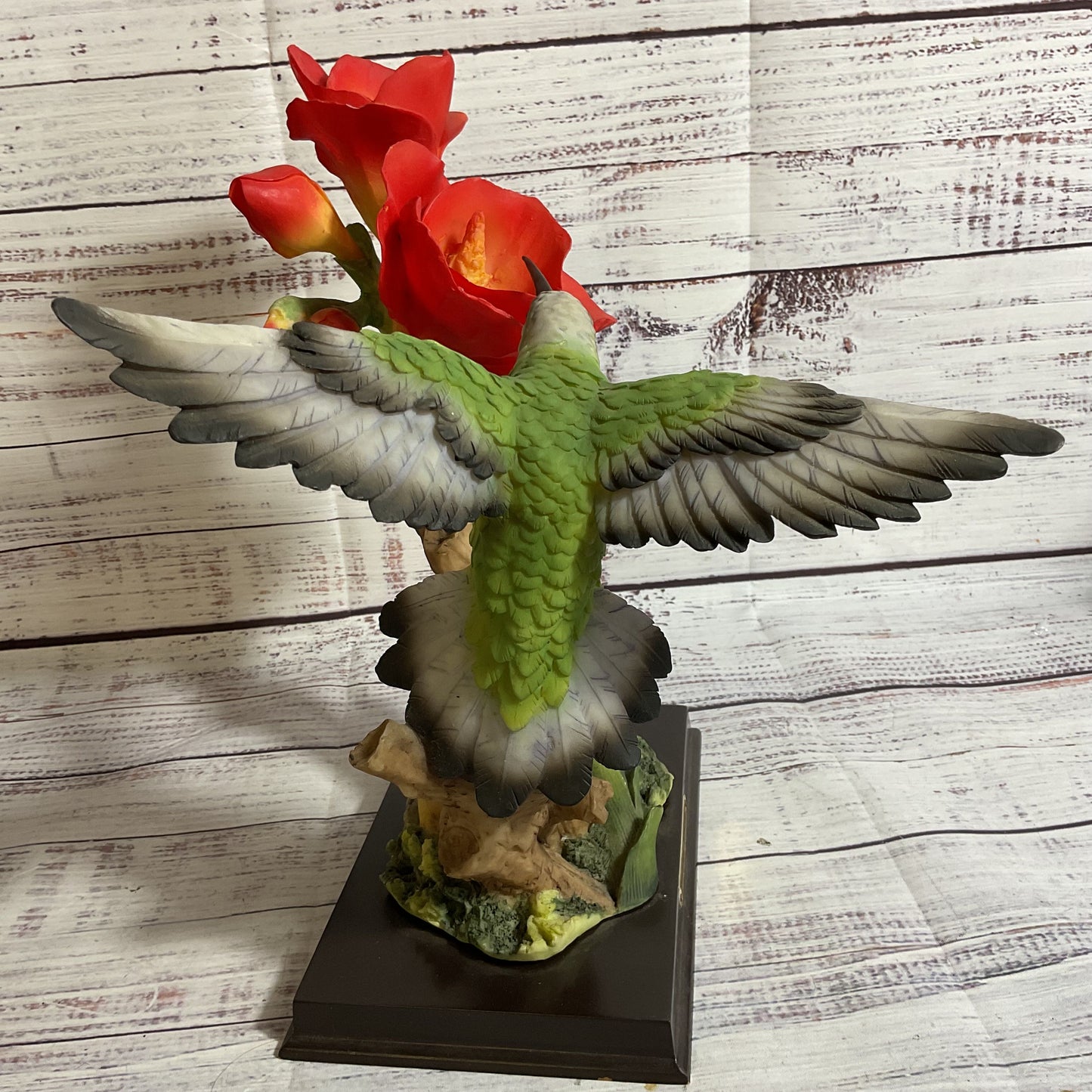 MONTEFIORI Collection Hummingbird Porcelain Figurine- 11"