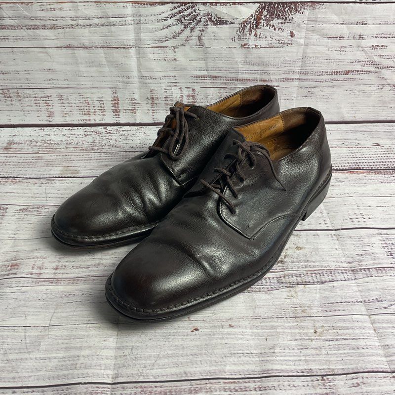 John Varvatos Dark Brown Leather Derby Dress Shoe Men's Size 9