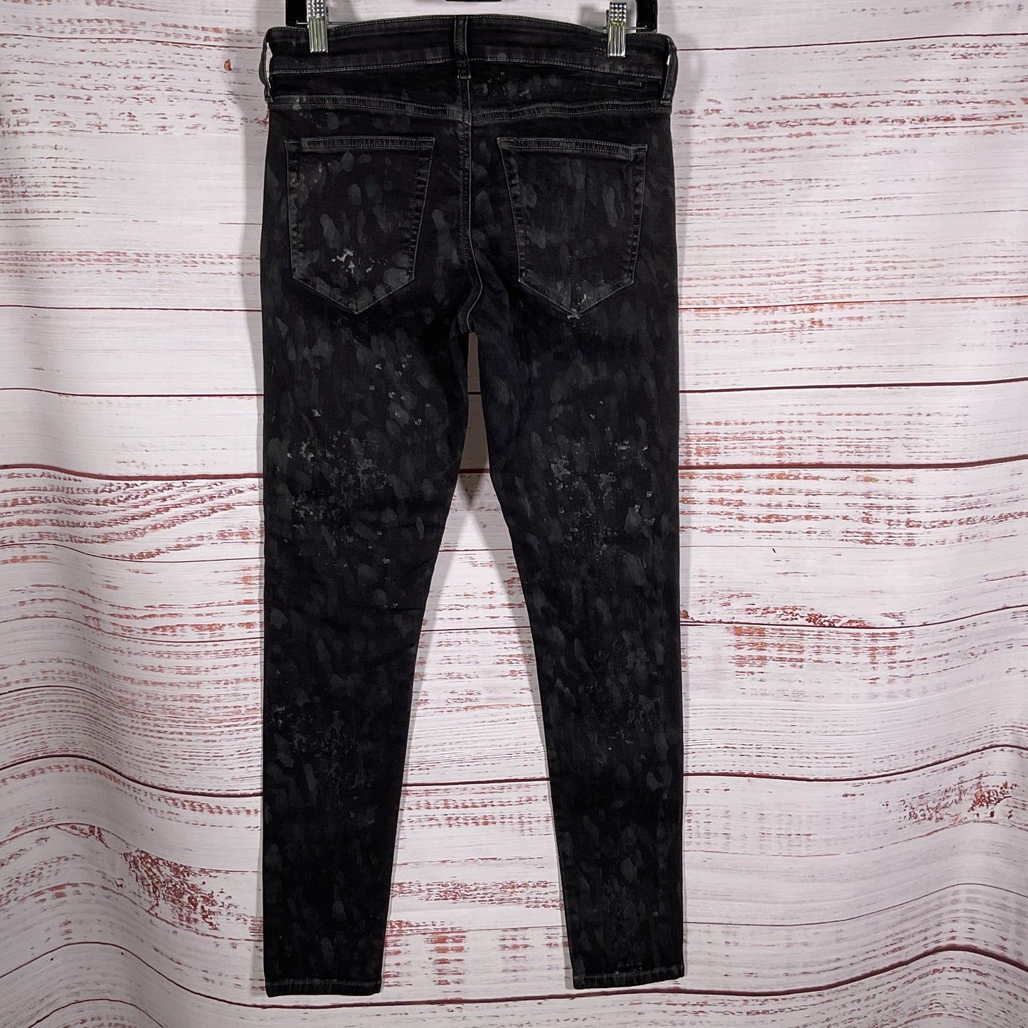 NWT DIESEL Slandy Women's Black Distressed Stretch Skinny Jeans- SZ 31W x 32L