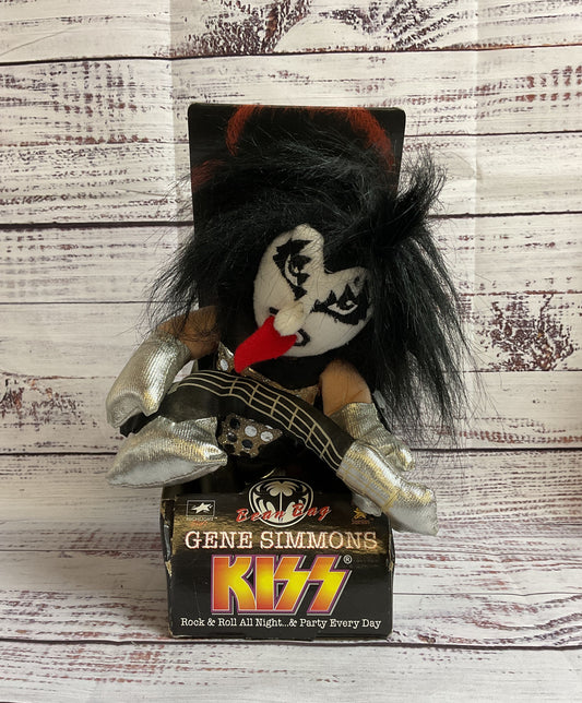 NIB Vintage 1999 Set Of Three Kiss Plush Bean Bag Dolls 11"