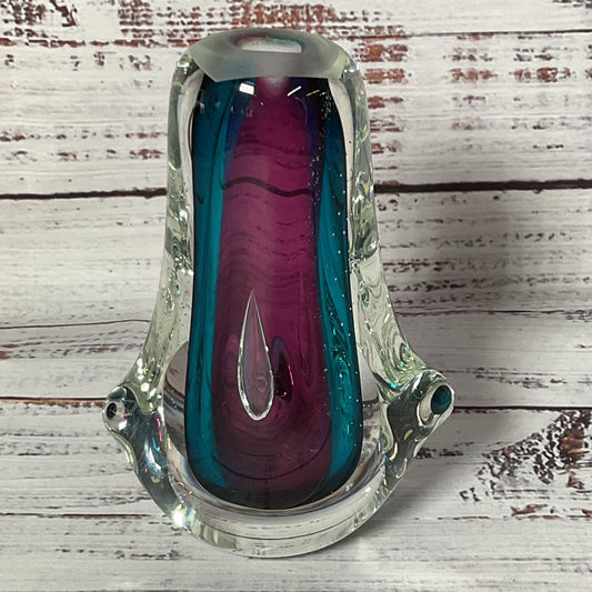 VTG. JIM & CONNIE GRANT Miniature Vase- 5"