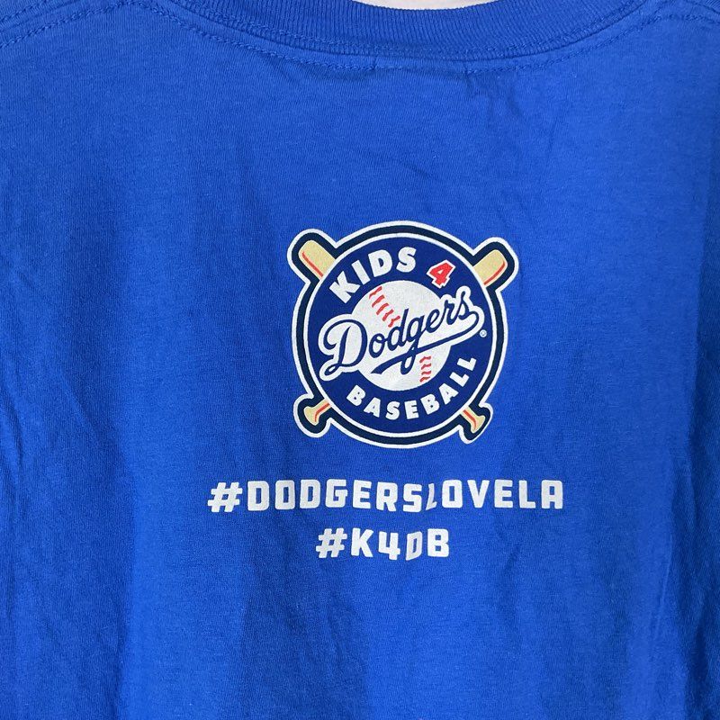 Los Angeles Dodgers Youth Large T Shirt Signed By Dennis Powell #48