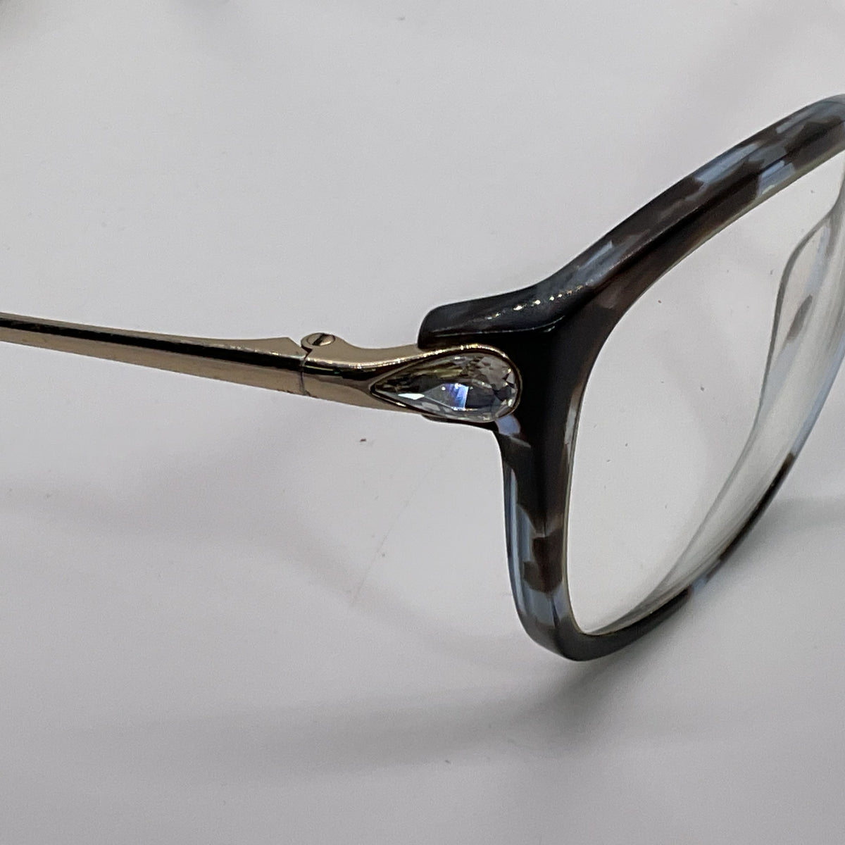 SWAROVSKI SK5350 Women's Blue Black Eyeglasses- FRAMES ONLY