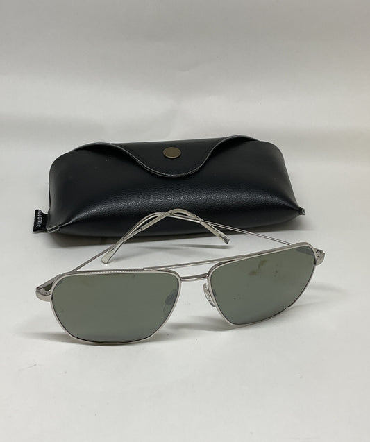 ELECTRIC Silver Frame Men's Sunglasses