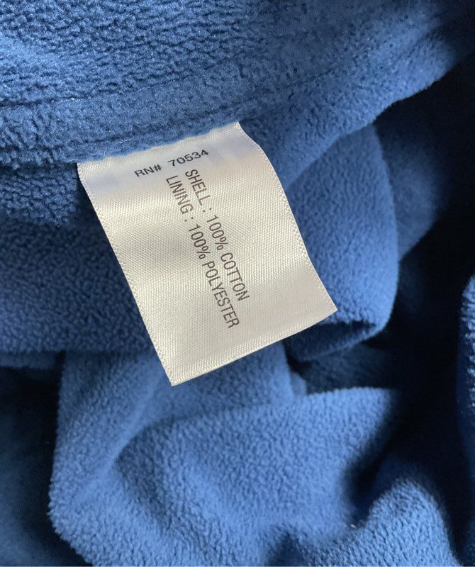 Orvis Men's Heavyweight Fleece Line Denim Shirt Blue XXL