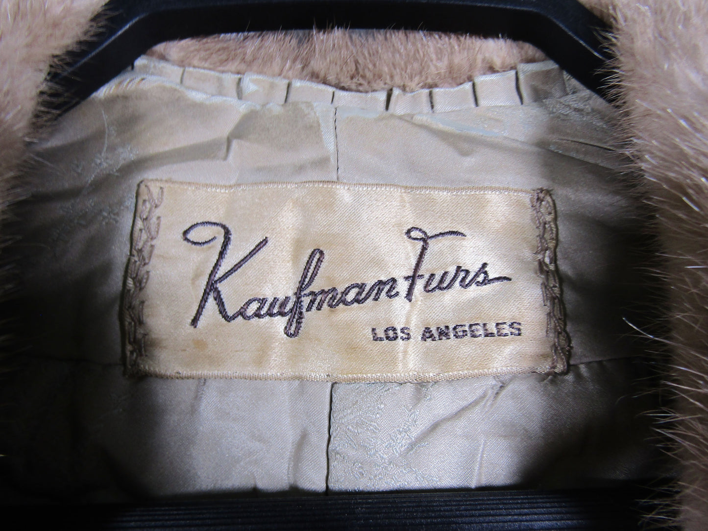 Vintage Kaufman Furs Women's Brown Mink Fur Shawl O/S