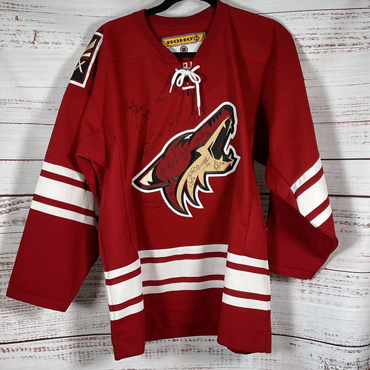 VTG. Signed??? KOHO Phoenix Coyotes Hockey Jersey- SZ M