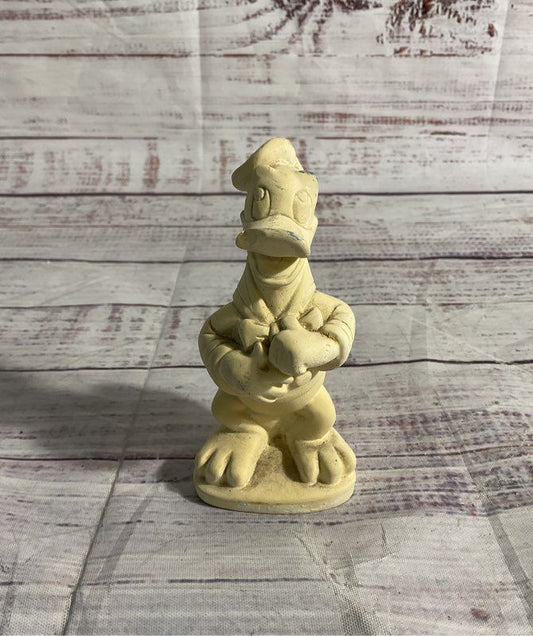 Vintage Donald Duck Bisque Chalkware Figurine. Marked Walt Disney Collectible