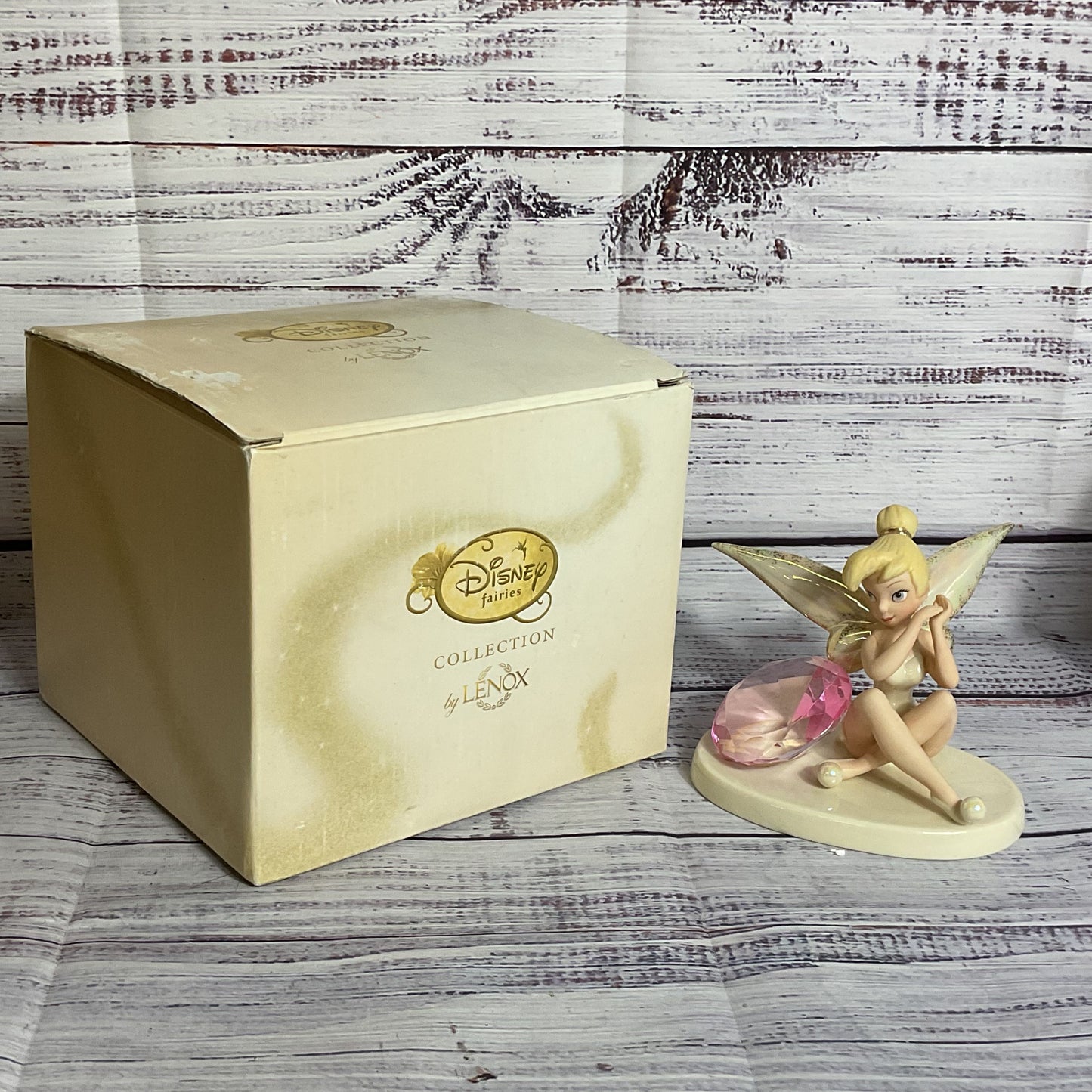 DISNEY Tink's Glittery Gift- June Birthday Figurine- 3.5"