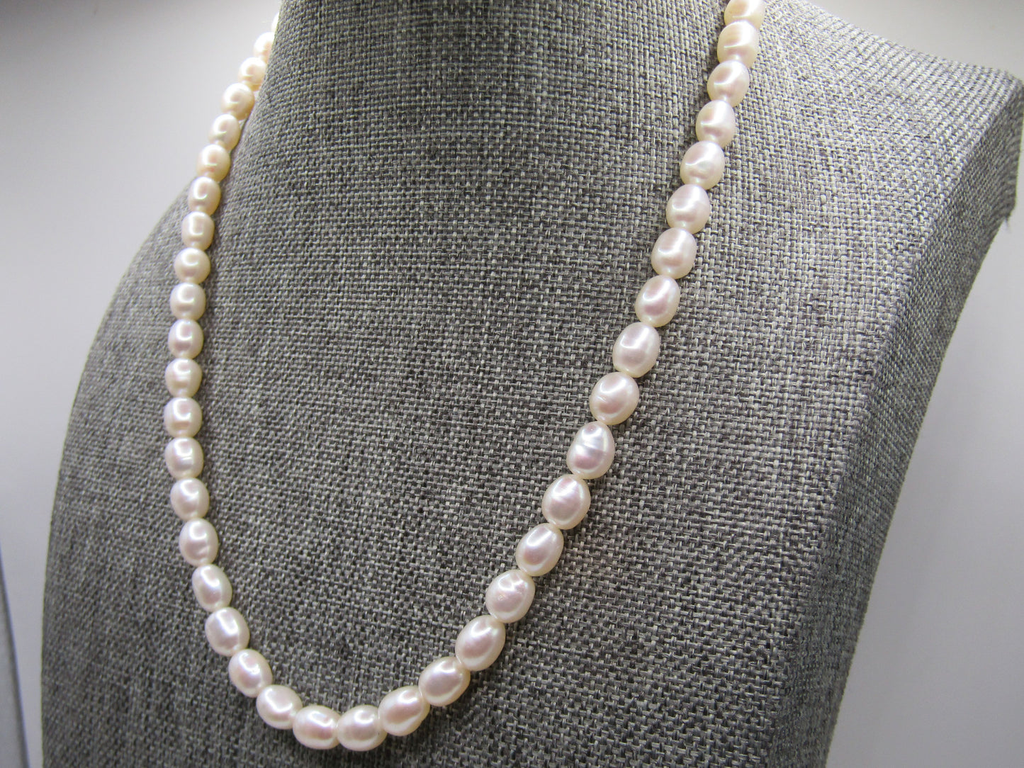 FIC 15 7/8" Freshwater Baroque Pearl Necklace With 14k Yellow Gold Clasp