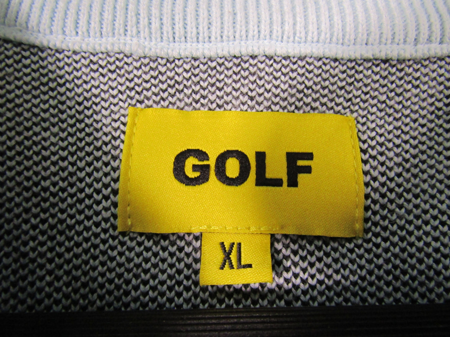 Golf Wang Prayer Baby Men's Light Blue Jacquard Sweater Size XL