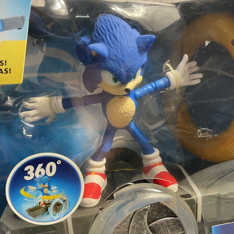 Jakks Pacific Sonic The Hedgehog 2 Speed R/c Hoverboard Toy SEALED