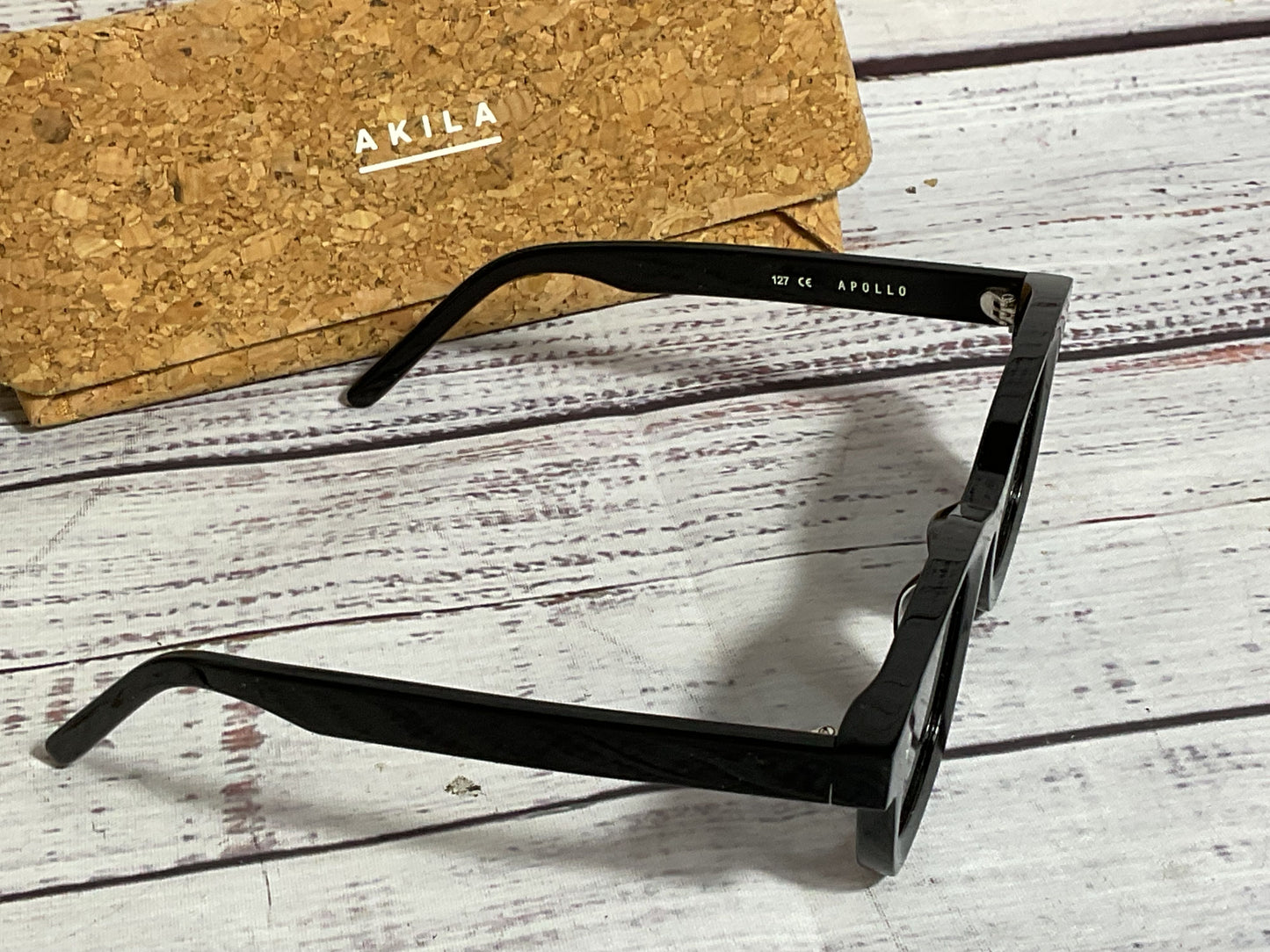 AKILA Black Apollo Kids Sunglasses with Case