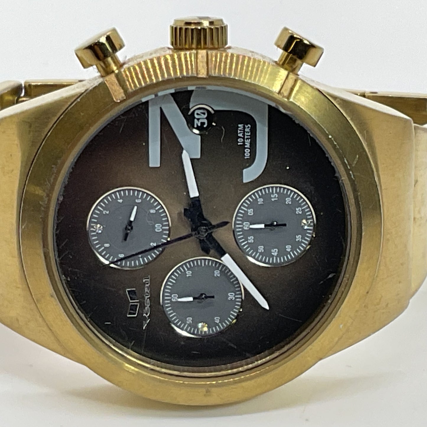 VESTAL Madera V.9 Women's Gold Tone Watch- NEEDS BATTERY