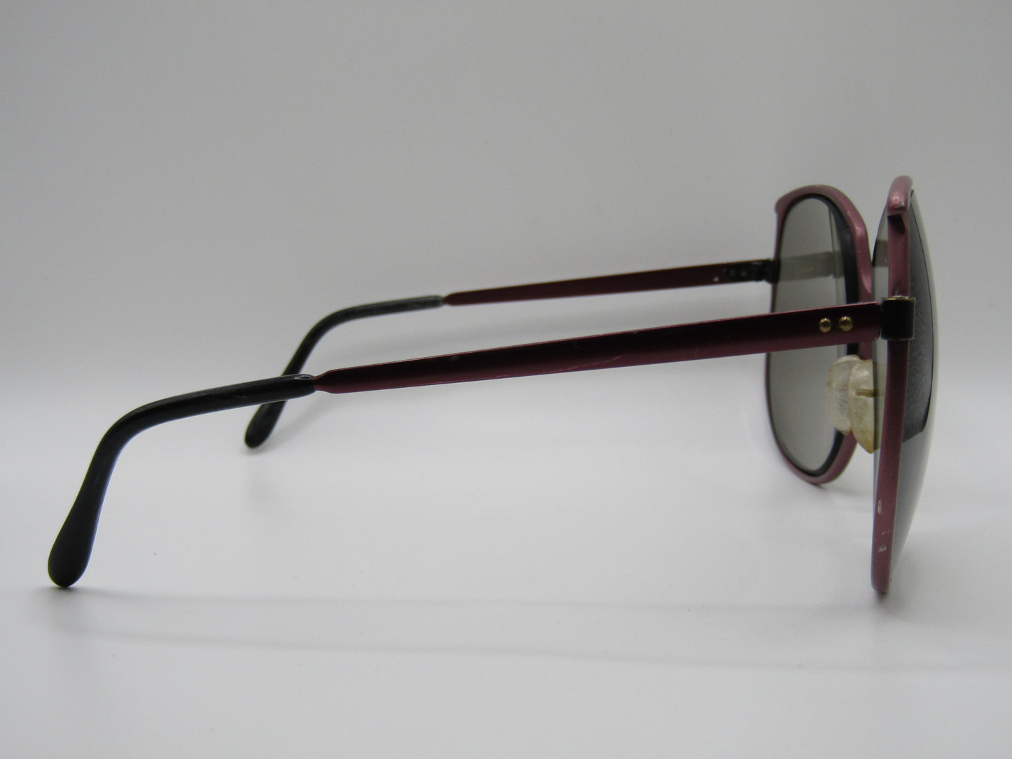 Vintage Revue Women's Oversized Purple Eyeglasses Frame Made in Italy
