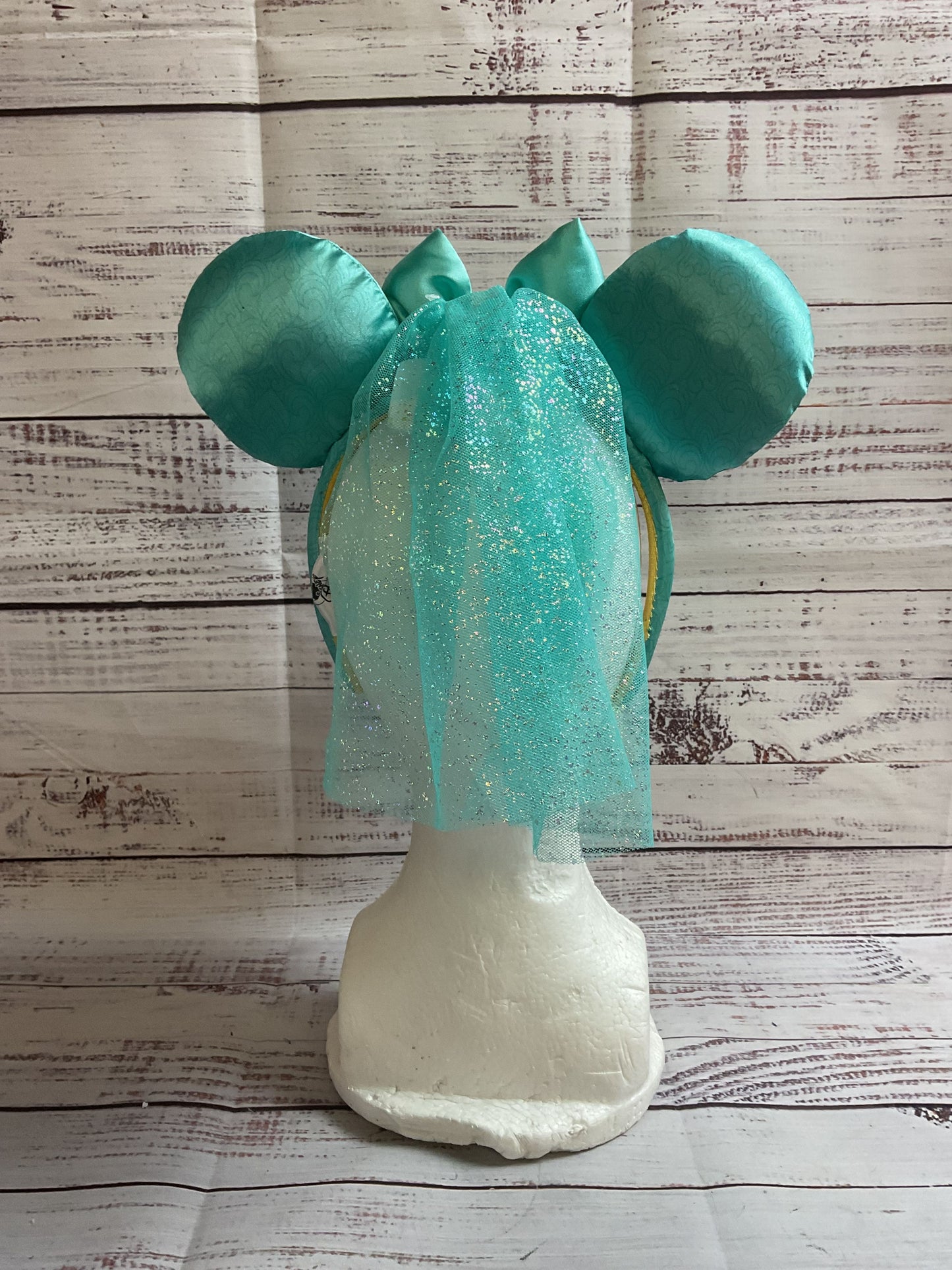 Disney Parks Princess Jasmine Aladdin Ears Headband With Veil NWT