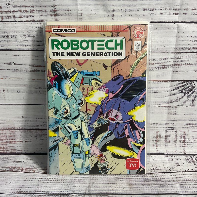 Lot Of 7 Vtg. Robotech Macross Masters New Gen Ungraded Comic Books
