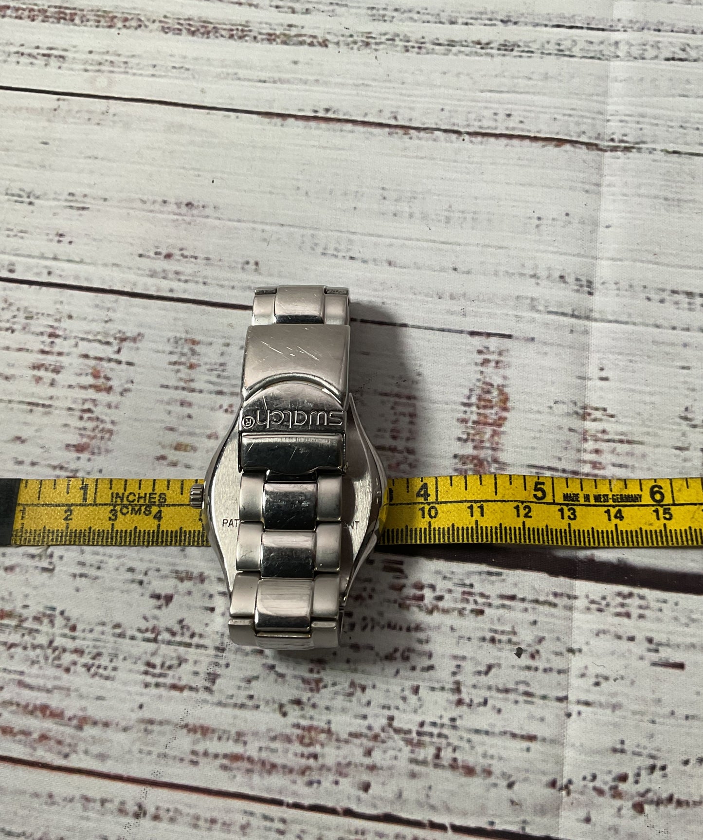 SWATCH Irony Stainless Steel Swiss Made one Jewel Watch
