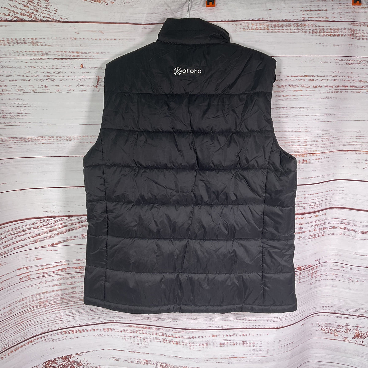 Ororo Heated Black Puffer Battery Not Included Vest - Size L New