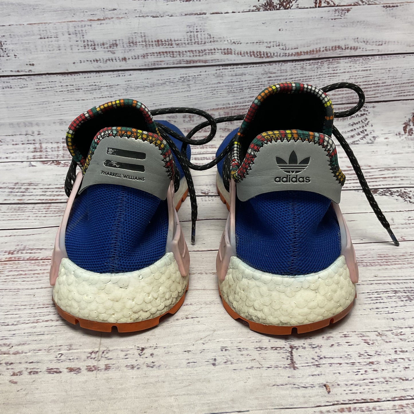 Adidas Pharrell Williams NMD Human Race Inspiration Blue Sneaker Shoe Men 9.5