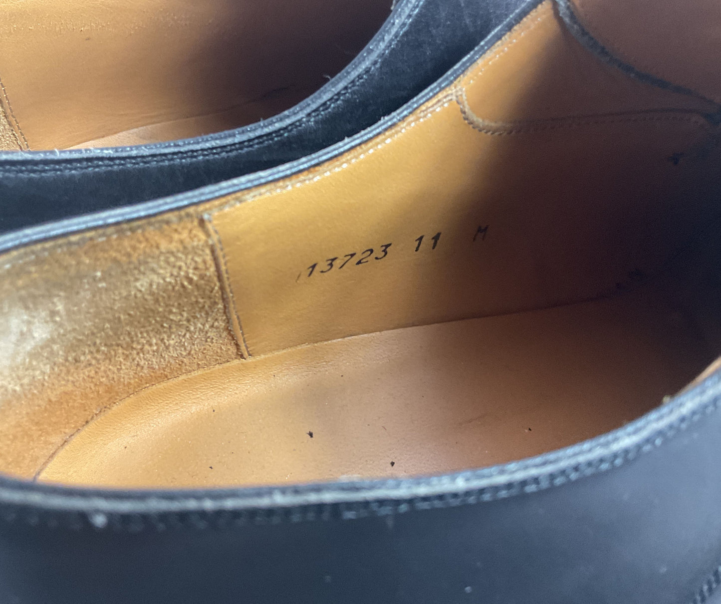 Magnanni Leather Oxford Dress Shoes Black 11