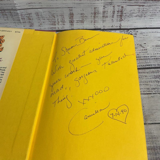 Vtg. 1989 Topsy Dingo Wild Dog Camilla Carr Hardcover Signed
