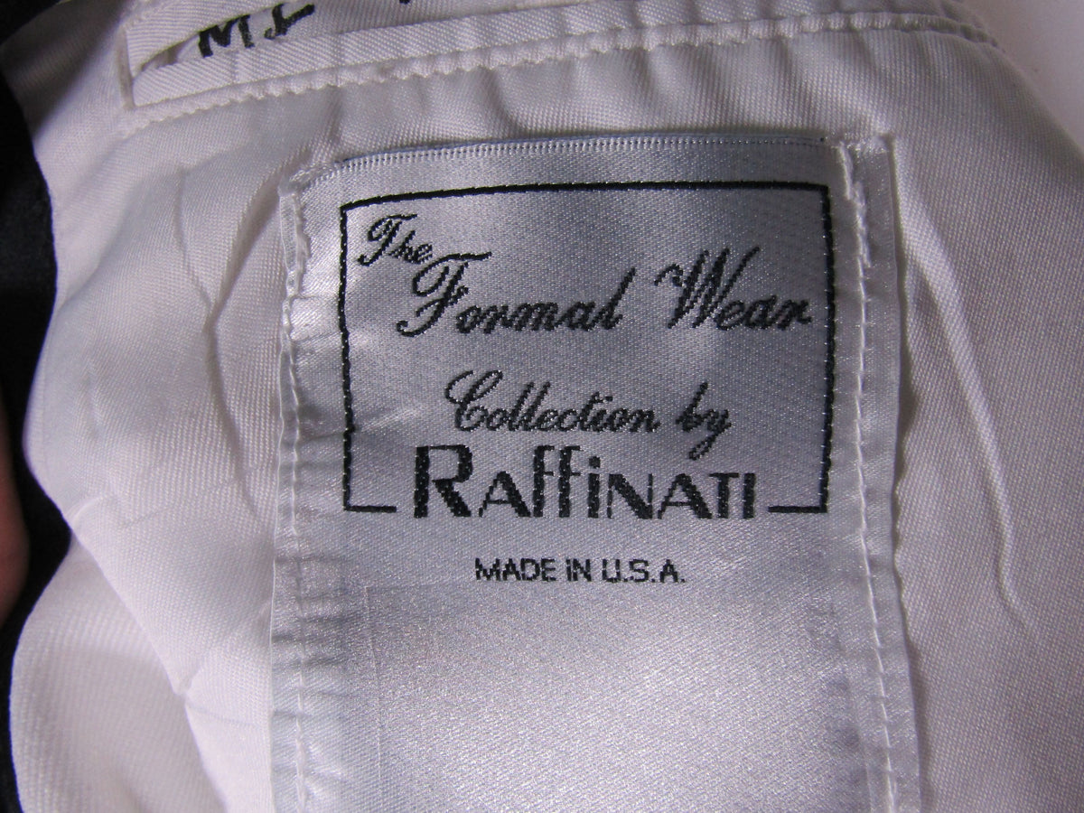 Raffinati Men's White Tuxedo Jacket Size 44 R Made in The U.S.A.