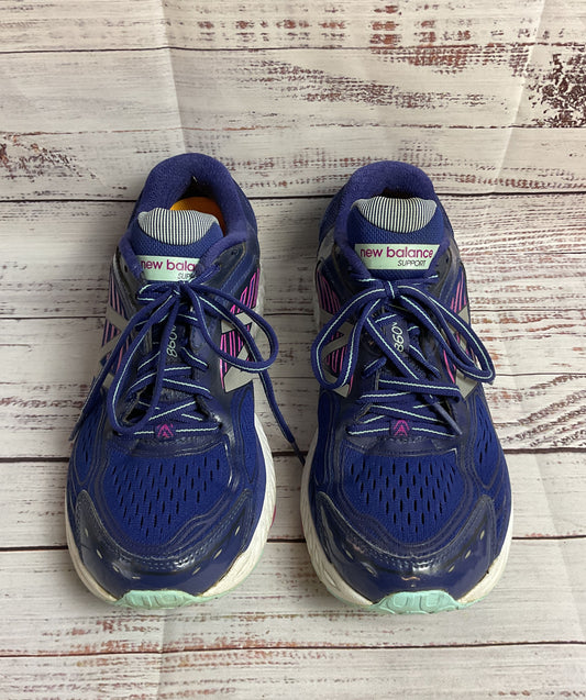 New Balance TruFuse 860 v7 Blue Athletic Running/Walking Shoe Women's Size 8