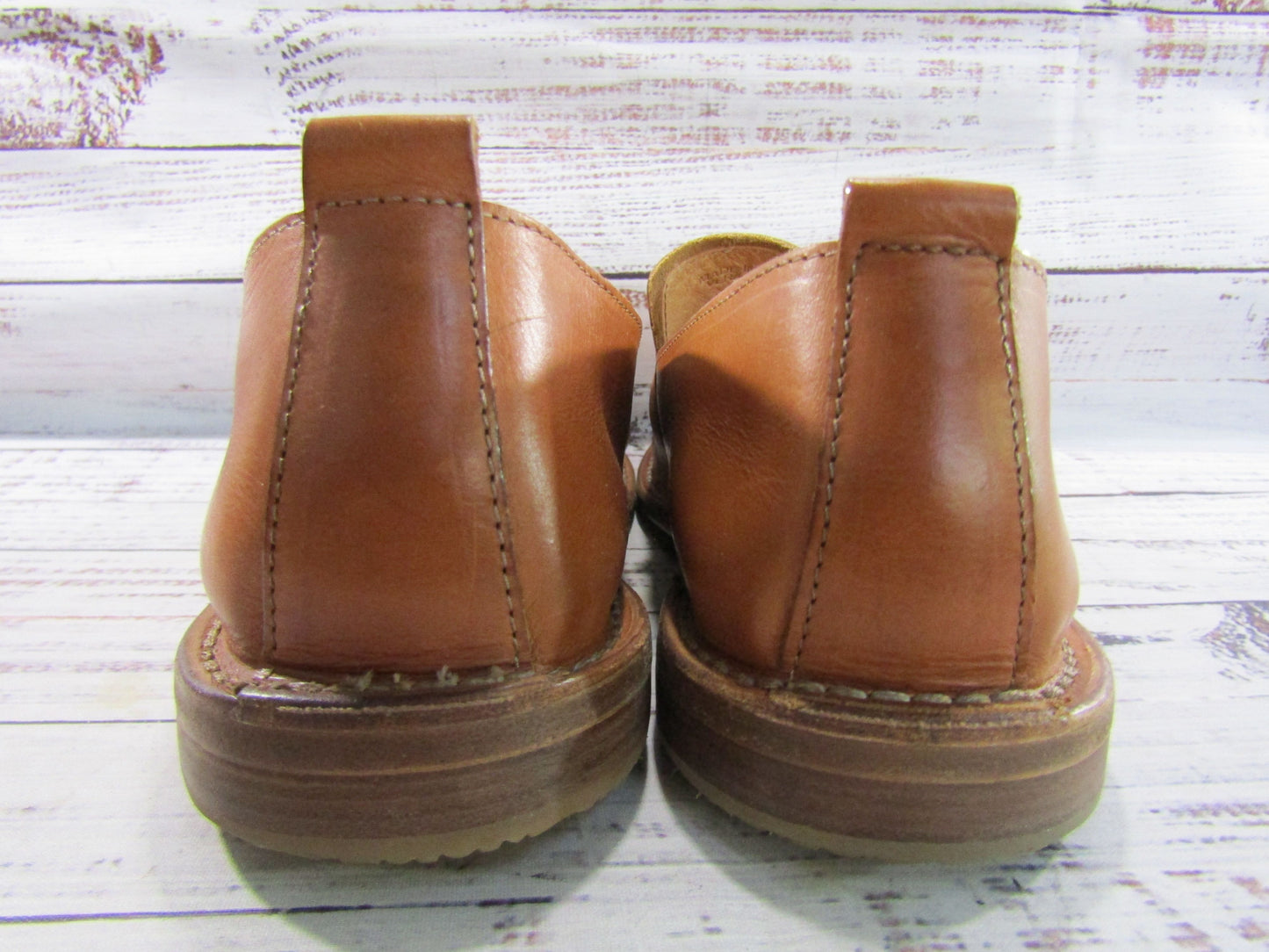 Astroflex Patnoflex Men's Tan Leather Loafers Size 8 H Made in Italy