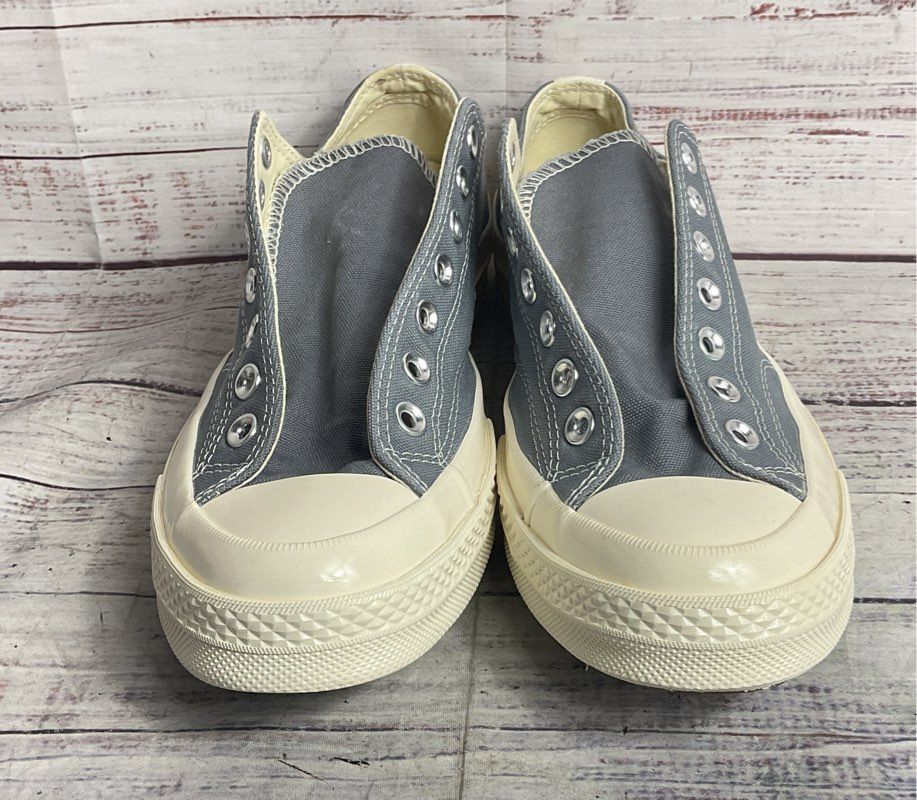 Comme des Garçons Play Converse Chuck Taylor All Star Sneakers Gray 8.5 M 10.5 W