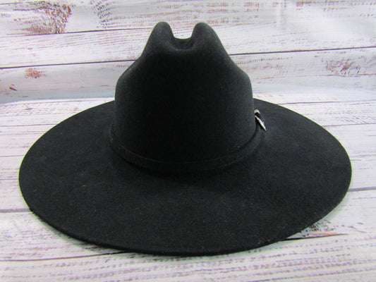 Chaparral Men's Black Sheep Wool Western Hat Size 7 1/4