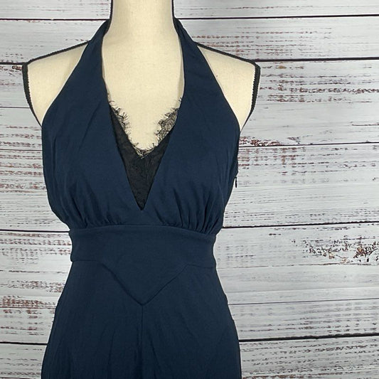 DIANE VON FURSTENBERG NAVY BLUE dress - Size 6
