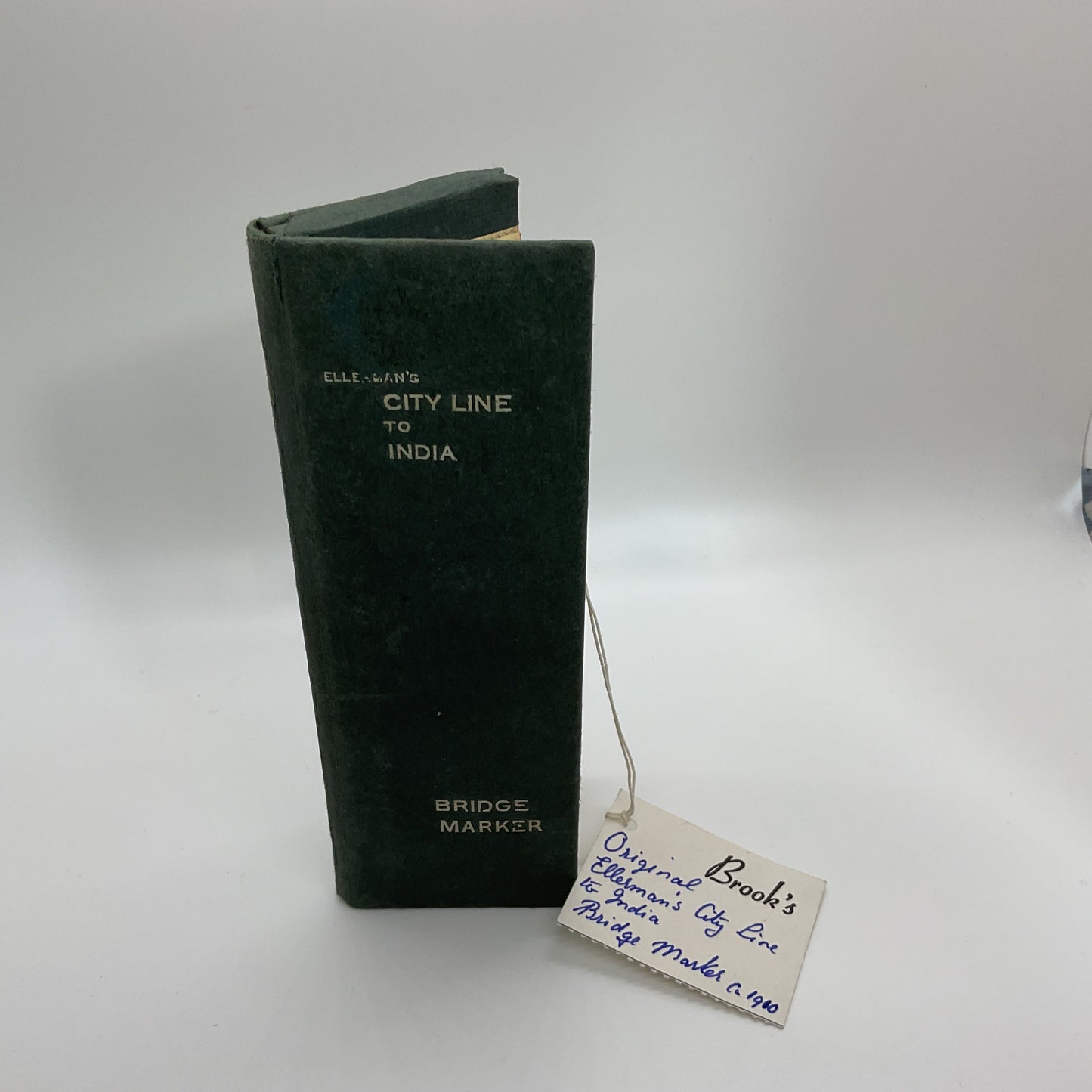 VTG./ANTIQUE Ellerman's City Line to India Bridge Marker Scorecard