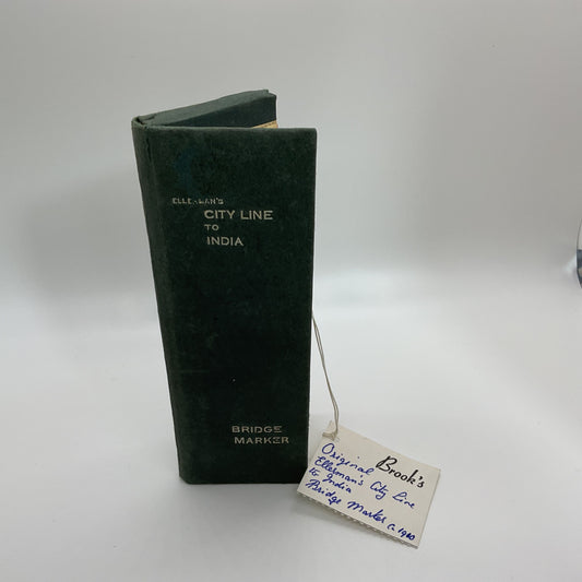 VTG./ANTIQUE Ellerman's City Line to India Bridge Marker Scorecard