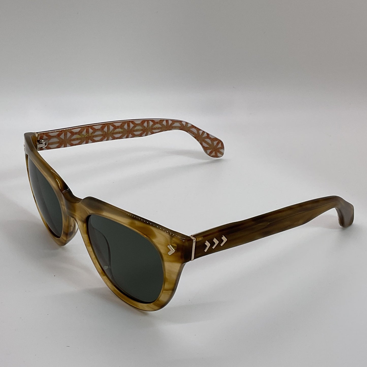STELLA & DOT Miramar Hello Sunshine Caramel Brown Women's Sunglasses