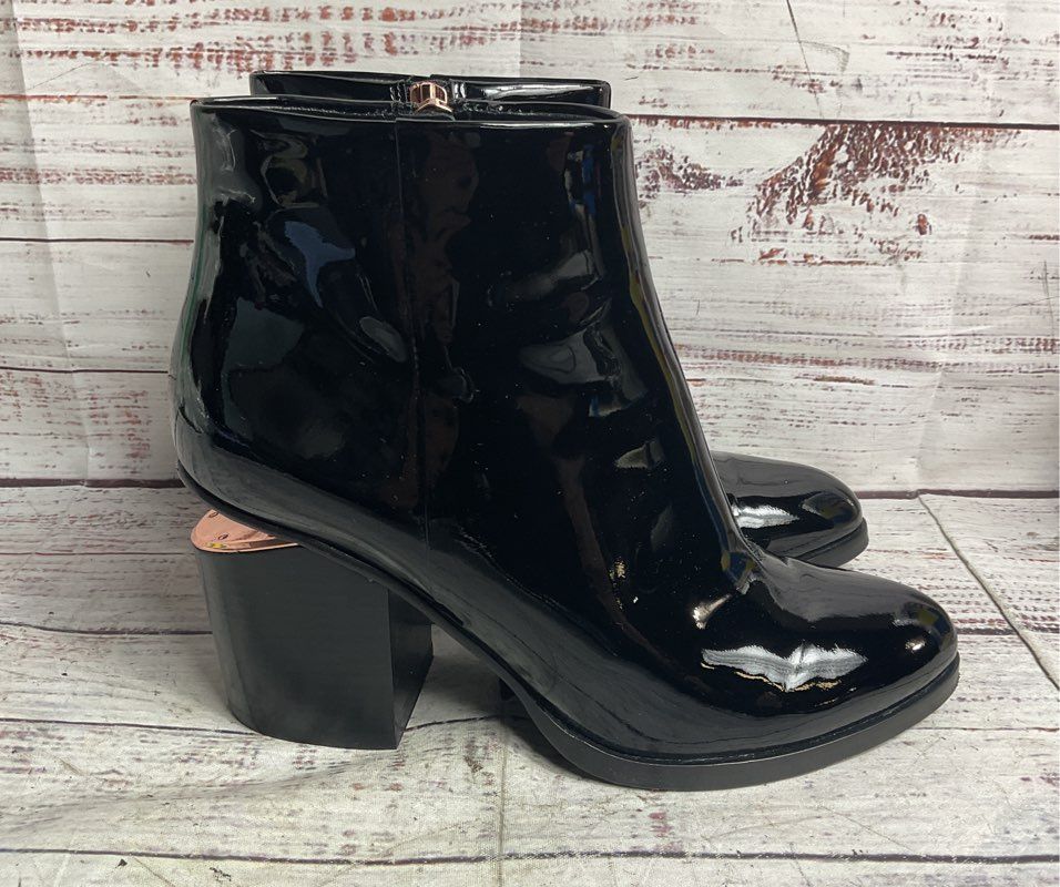 Alexander Wang Gabi Patent leather Ankle Booties Black 36