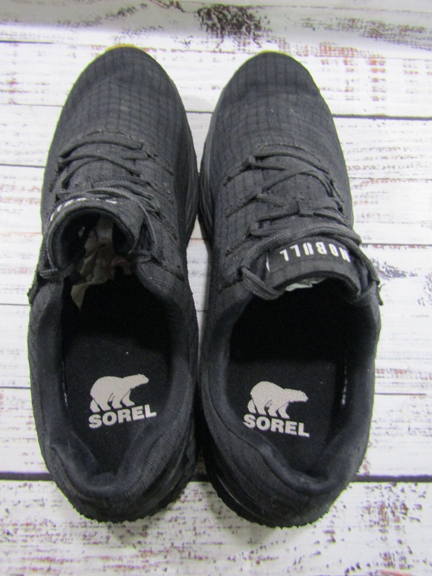 NOBULL Allday Ripstop Men's Black Gum Training Shoes Size 8.5