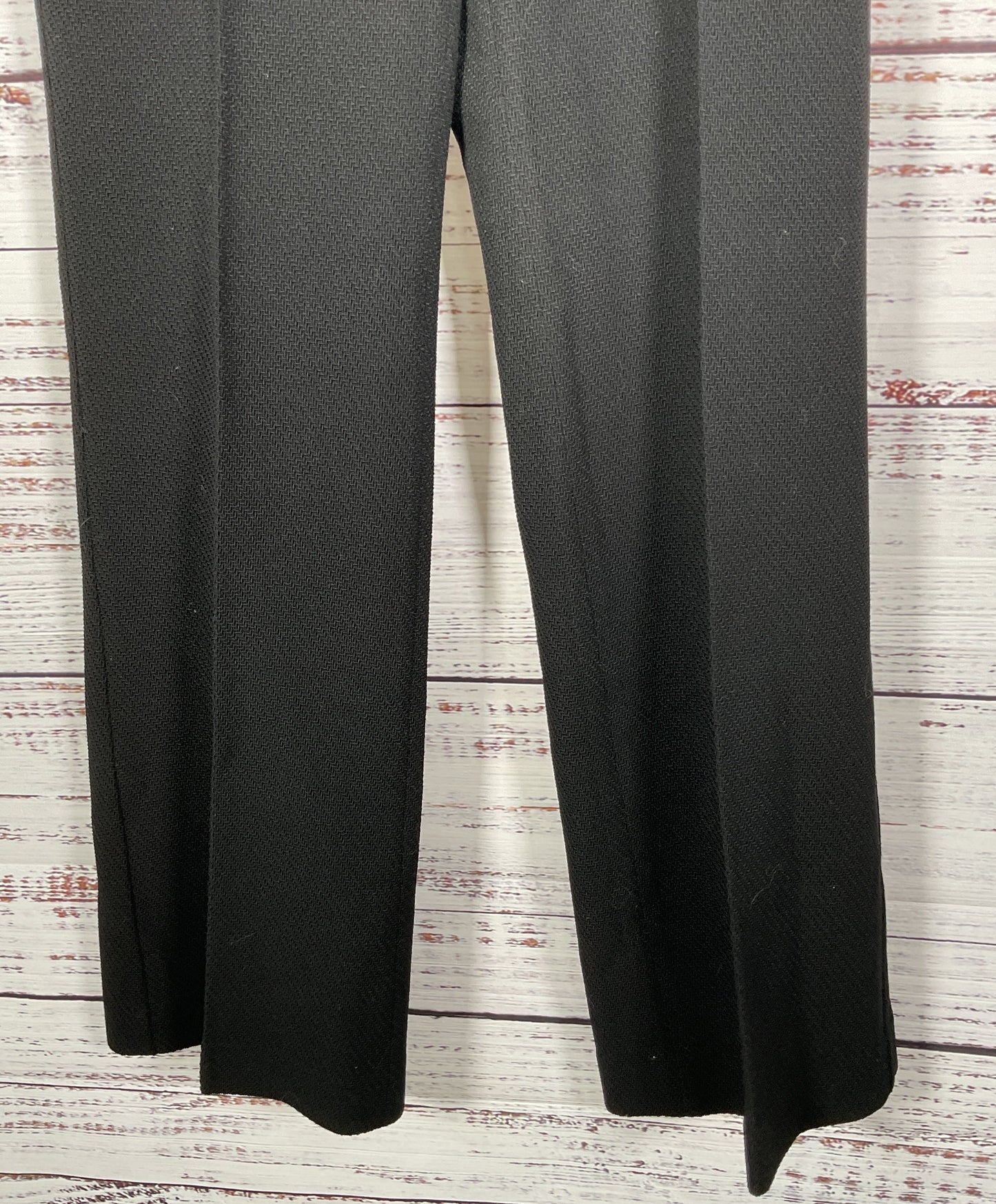 Emporio Armani Women's Black Knit Dress Trousers Size 4 Made in Italy